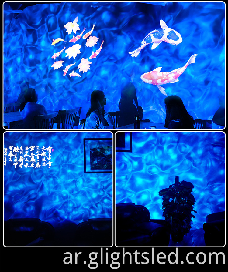 KTV Park Room Decoration Dynamic Water Water Water Despription Lamp